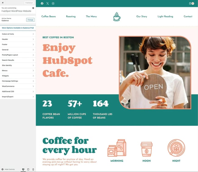 how to customize a classic wordpress theme.